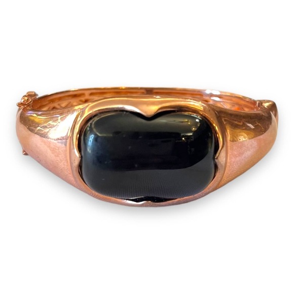 Italian Bronze Cuff Bracelet - Picture 3 of 7